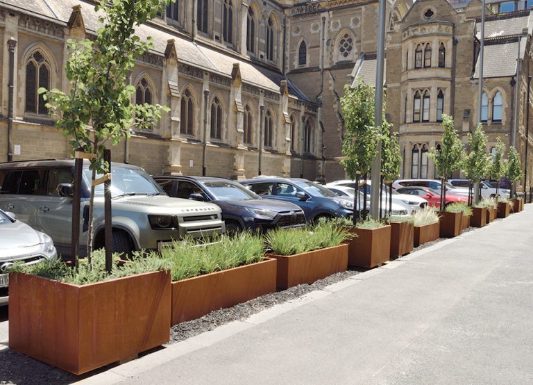 Steel Box Planters