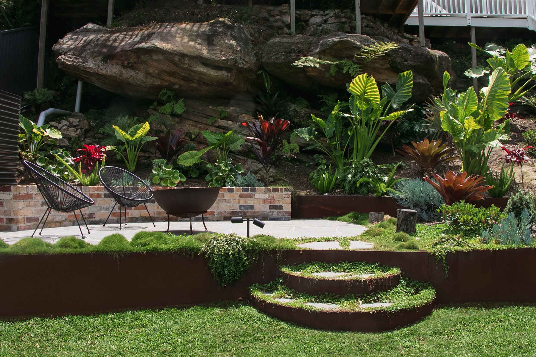 SHAPESCAPER steel landscaping project