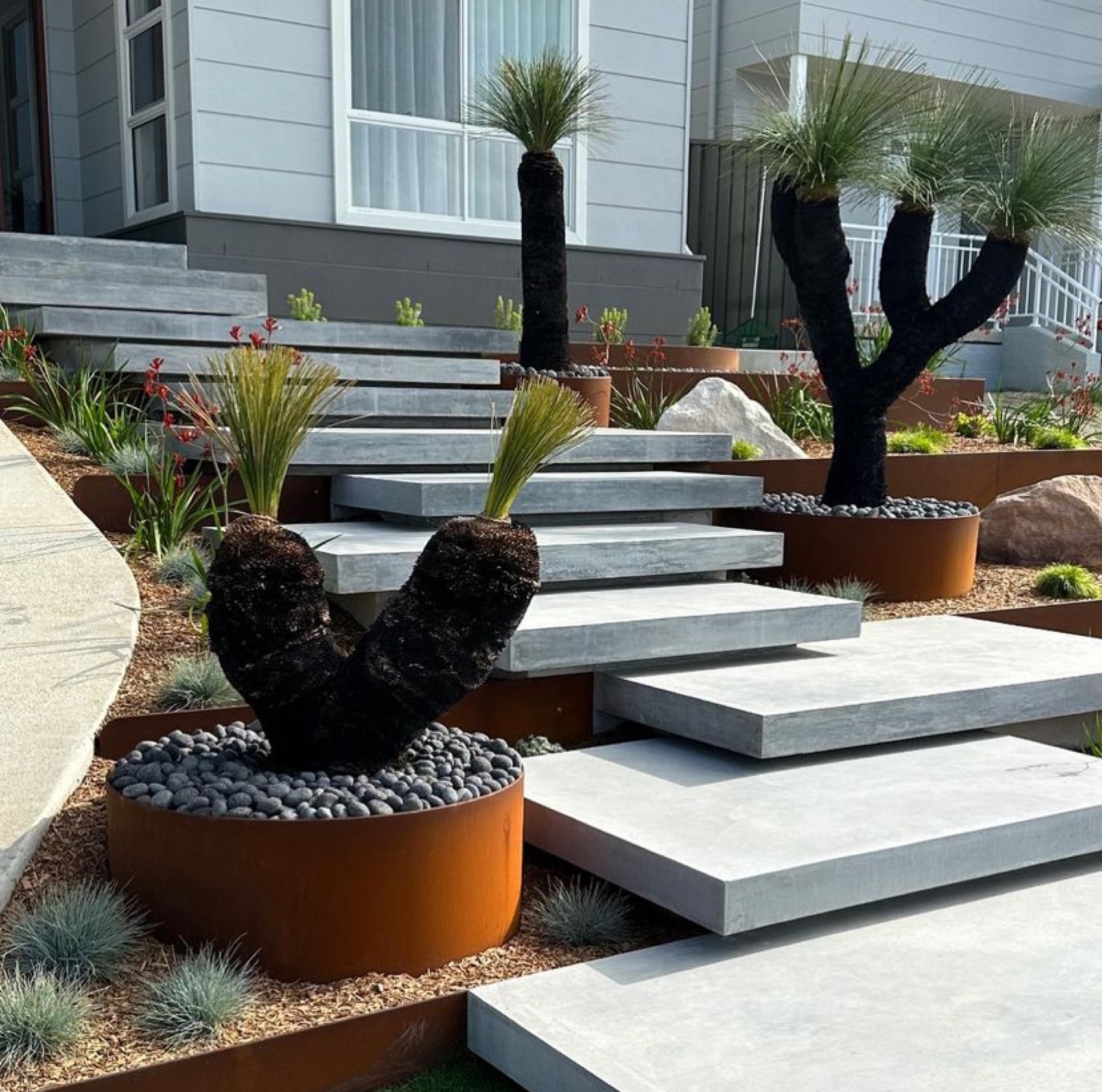 SHAPESCAPER steel landscaping project