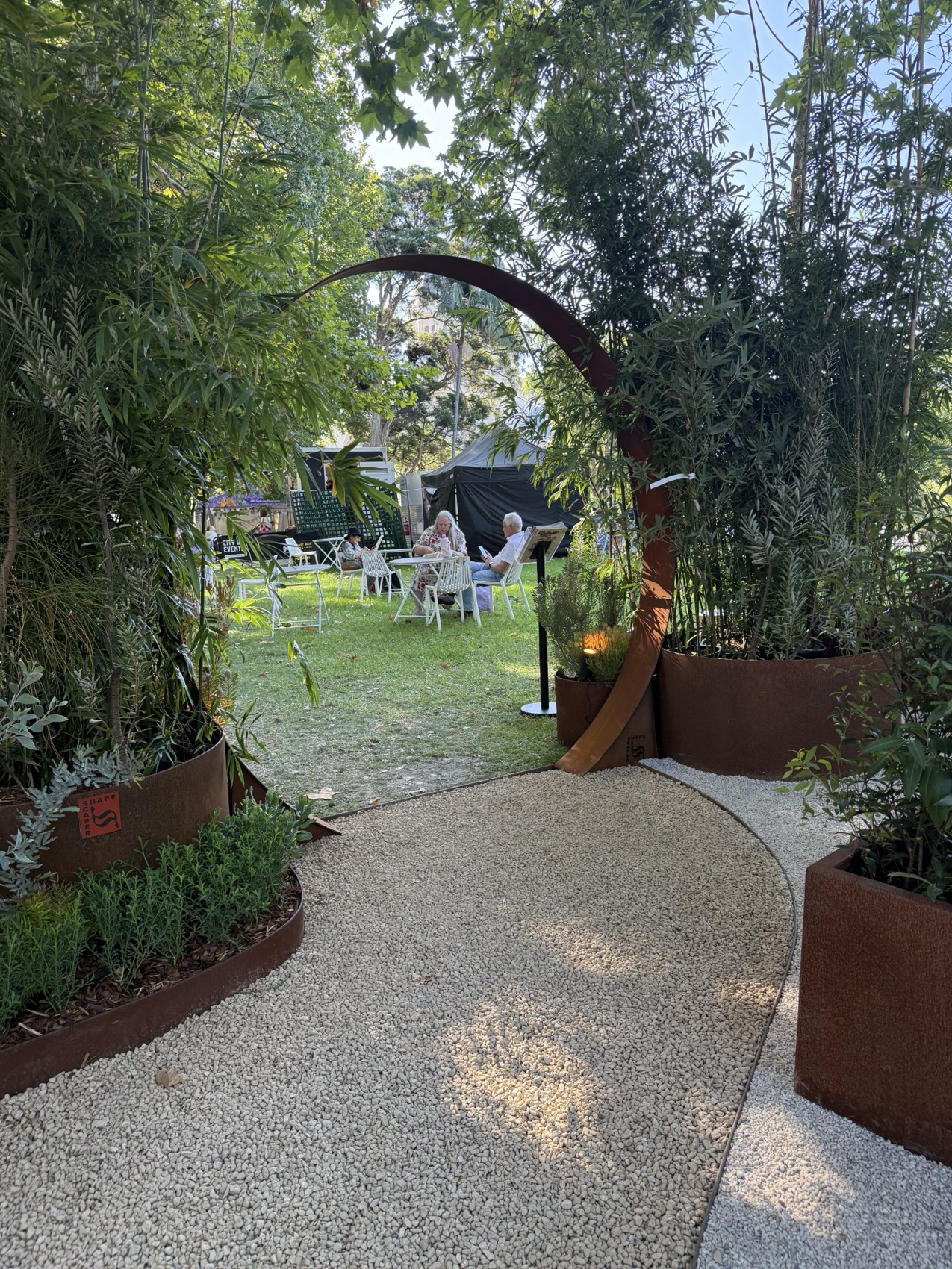 SHAPESCAPER steel landscaping project